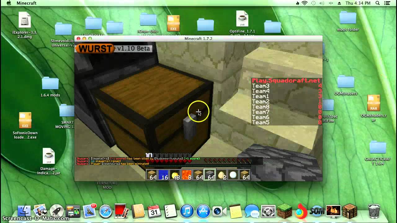 install wurst for minecraft on mac